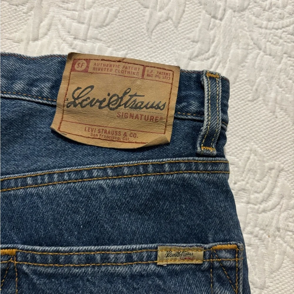 Signature by Levi Strauss and Co. jeans relaxed fit straight leg zipper W29 L30 - Picture 4 of 5